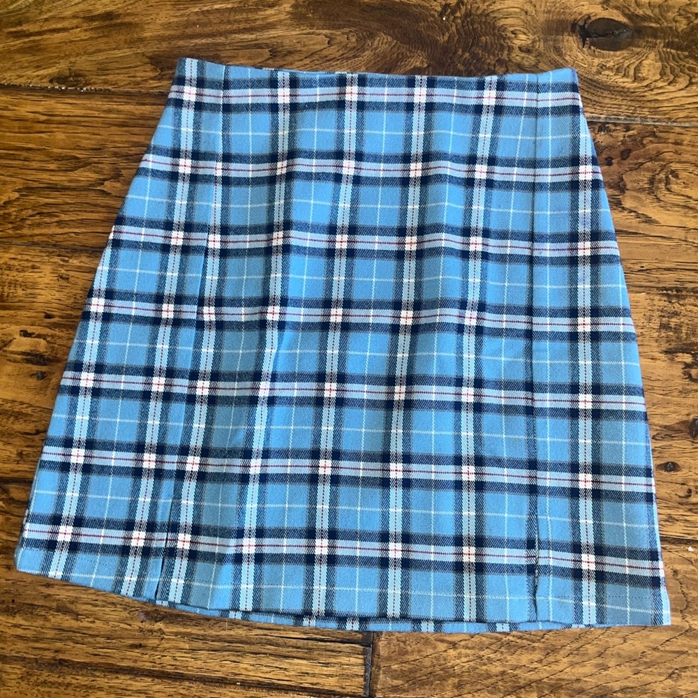 John galt brandy Melville plaid mini skirt